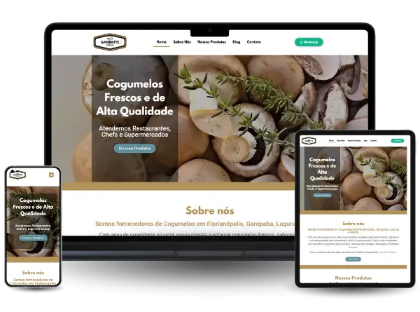 webjoysites portfolio ganbatte cogumelos