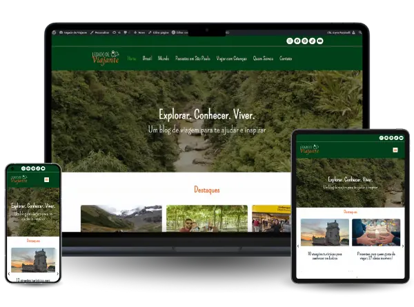 webjoysites portfolio legado de viajante